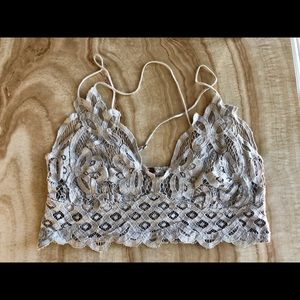 Free People Adella Bralette - Blue Gray